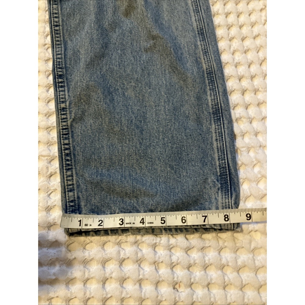 Wrangler Rugged Wear Mens Carpenter Jeans Light‎ Wash Denim Blue 31x31.5 - Picture 4 of 12